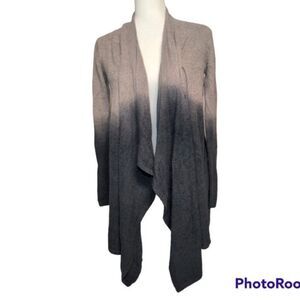 Barefoot Dreams Blue Bamboo Chic Lite Calypso Waterfall Long Sleeve Cardigan S/M